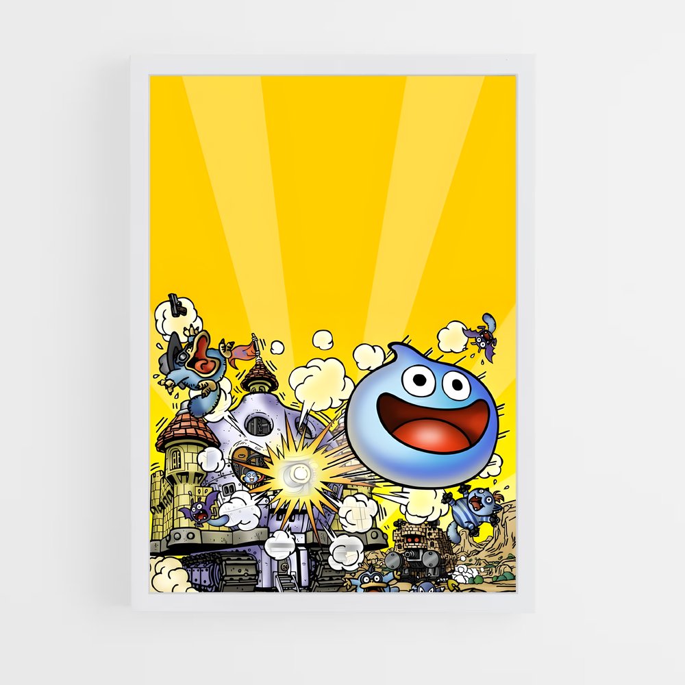 Poster Slime & Fun – affiche Dragon quest (vue 3)